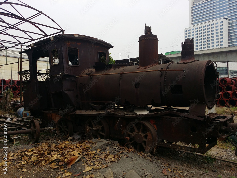 Obraz premium Vintage old train