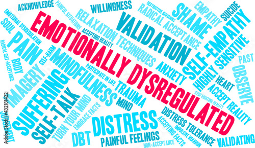 Emotionally Dysregulated Word Cloud
