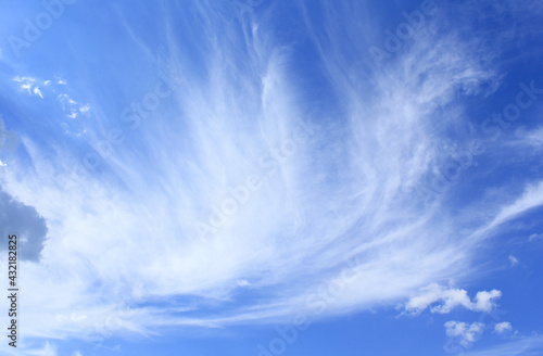 blue sky with clouds