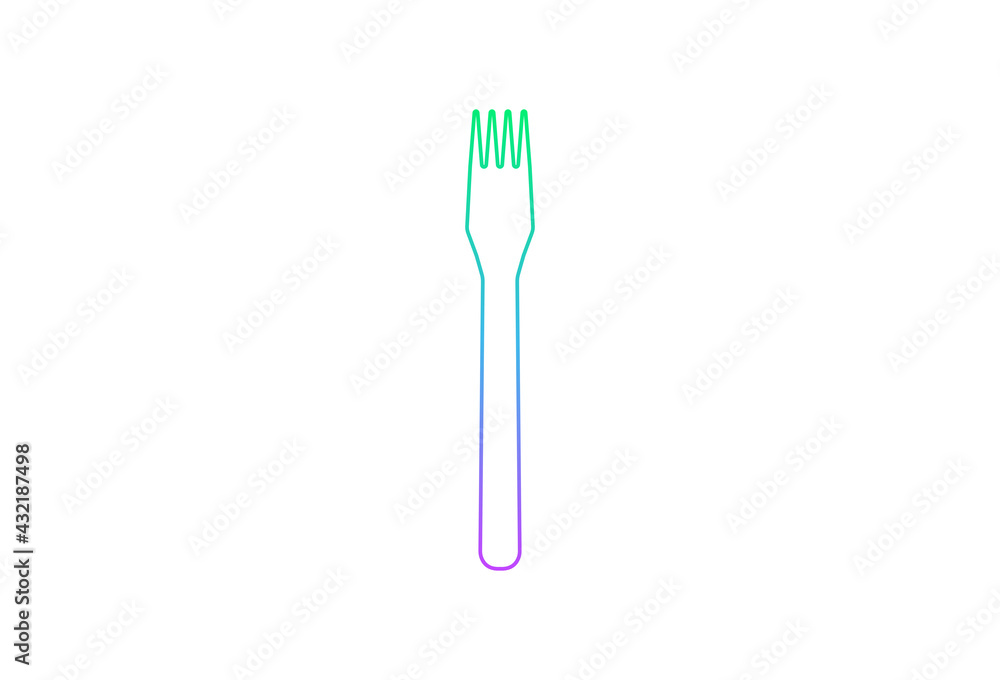 fork dining icon. Vector illustration. fork dining icon. Vector illustration.