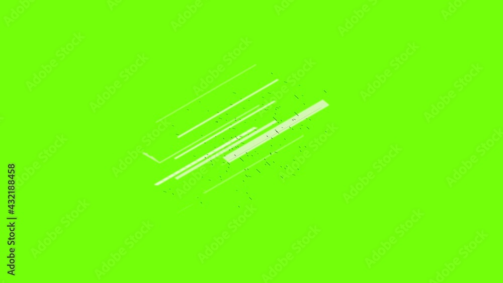Plastic ruler icon animation cartoon object on green screen background Plastic ruler icon animation cartoon object on green screen background