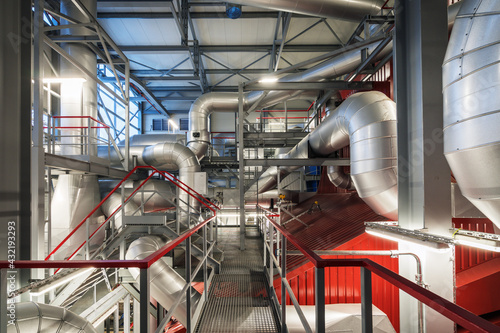 Modern medium-power bio fuel boiler