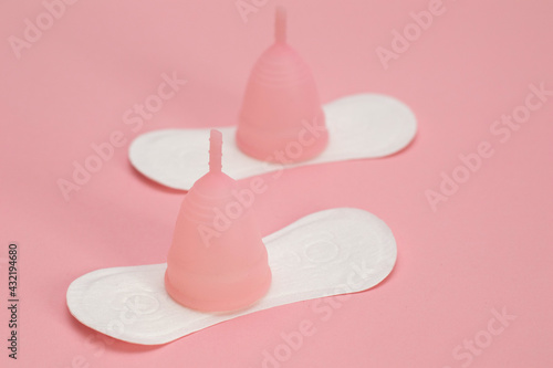 Mennstrual cup and sanitary pad for menstruation, period