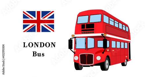 装飾素材「LONDON BUS」