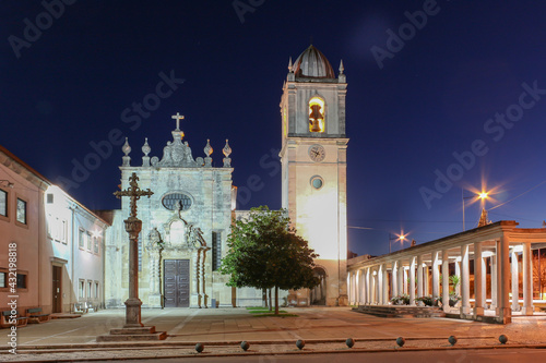 Urban landscape, partial view of tourist spots in the region within the city of Aveiro, District of Aveiro Portugal.