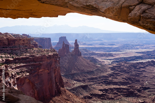 Morning at Mesa Arch in Canyonlands National Park - Moab, Utah, USA