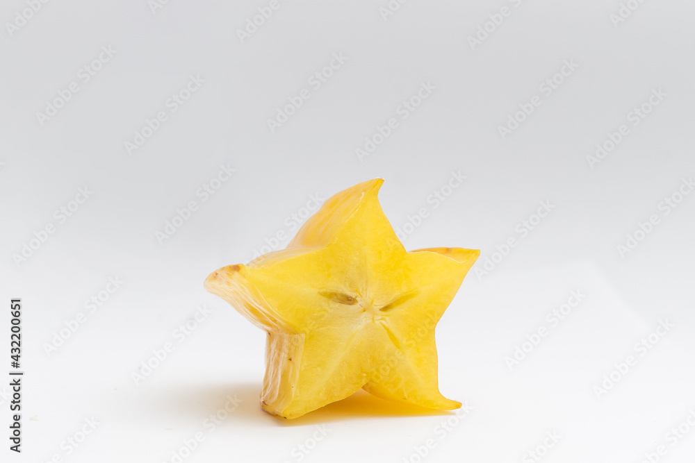 star fruit carambola or star apple starfruit on white background healthy star fruit food isolated star fruit carambola or star apple starfruit on white background healthy star fruit food isolated