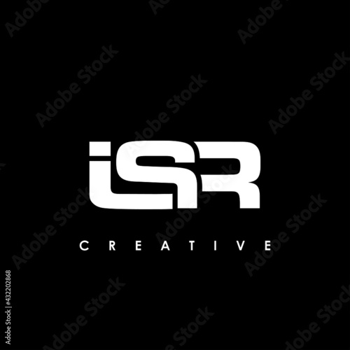 ISR Letter Initial Logo Design Template Vector Illustration photo