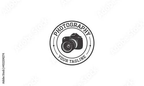 Photography Logo. Photography studio Logo design vector in white background