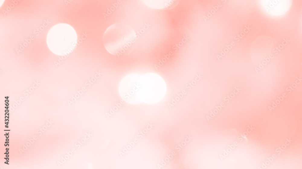 Fototapeta premium Blurred background with glowing lights. Festive mood