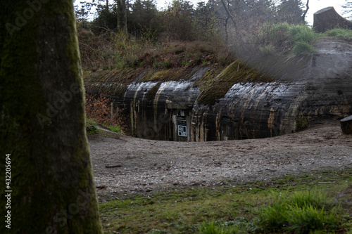 Bunker from Silkeborg Bad. ww2 german bunker. 1944.