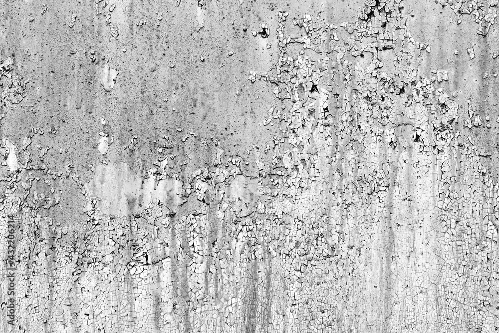 Fototapeta premium Metal texture with scratches and cracks which can be used as a background