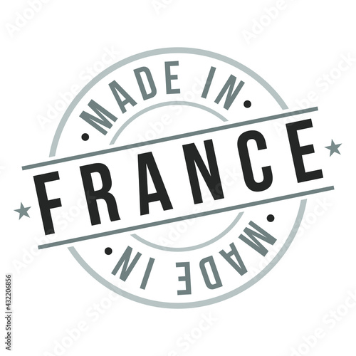 Made In France Stamp Logo Icon Symbol Design. Seal Badge Vector National Product.