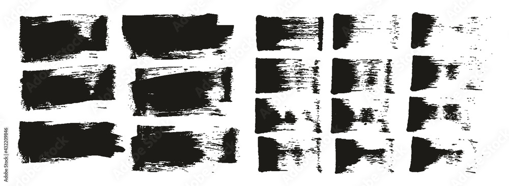 Flat Sponge Regular Artist Brush Short Background & Straight Lines Mix High Detail Abstract Vector Background Mix Set Flat Sponge Regular Artist Brush Short Background & Straight Lines Mix High Detail Abstract Vector Background Mix Set