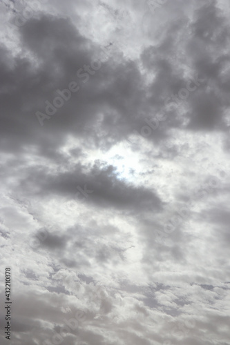 dramatic cloudy blue sky heaven air