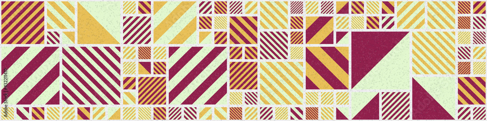 Obraz premium Abstract Geometric Pattern generative computational art illustration