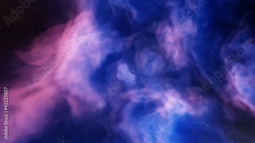 nebula gas cloud in deep outer space  abstract colorful background