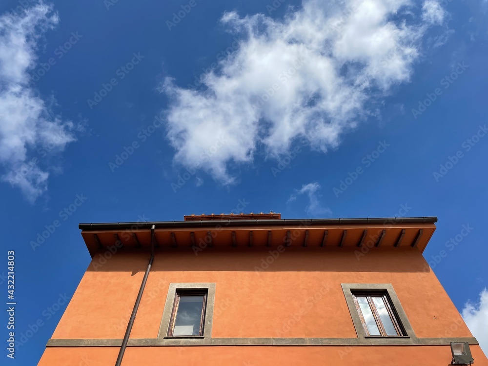 roof and sky roof and sky