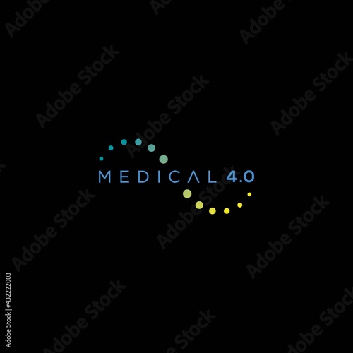Modern and elegant medical logo design