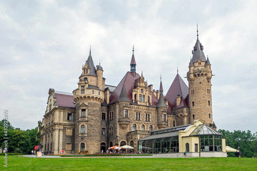 Palace in Moszna, Poland, former noble residence