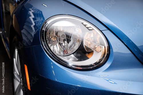 Photos car headlight detail