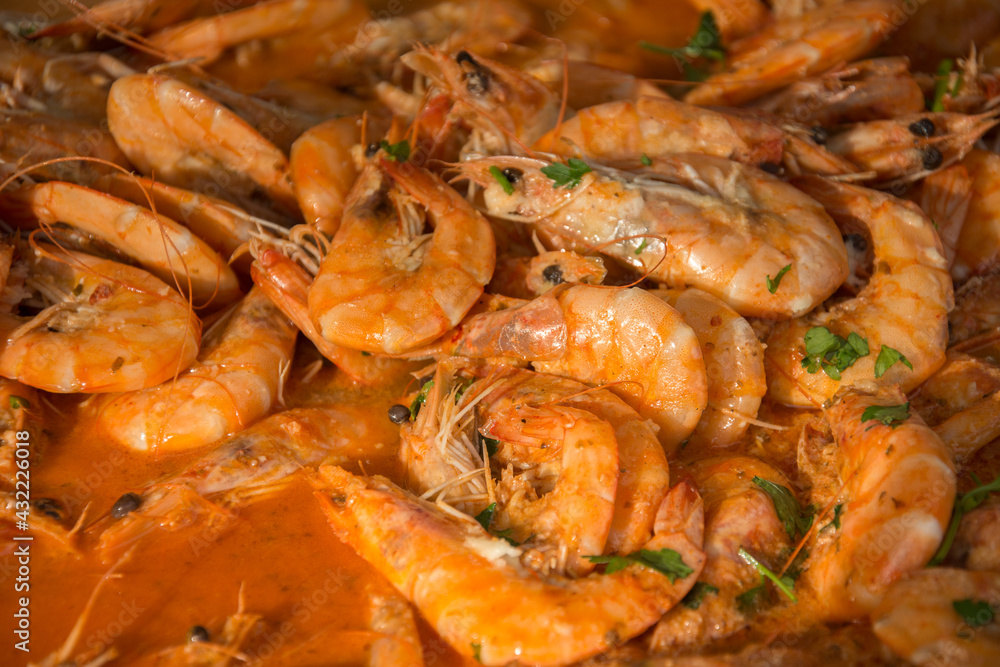 shrimp with rice in wine shrimp with rice in wine