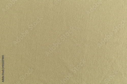 smooth surface of soft knitted fabric for sewing clothes in olive color, background, texture