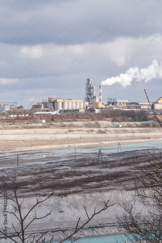 a chalk opencast mine in Chelm in eastern Poland a chalk opencast mine in Chelm in eastern Poland