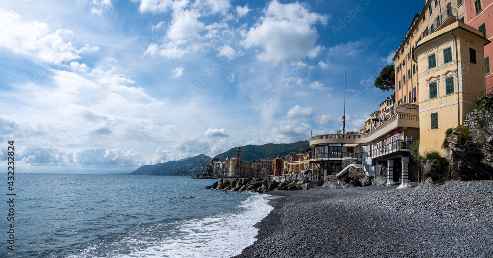 The village of Camogli on the Italian Riviera