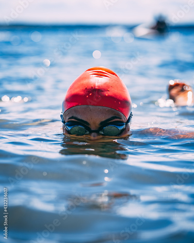 swimmer in the water © Tyler