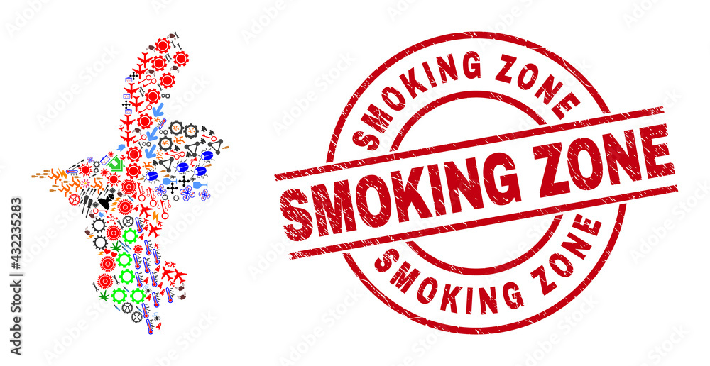 Ningxia Hui Region map mosaic and unclean Smoking Zone red round stamp. Smoking Zone seal uses vector lines and arcs. Ningxia Hui Region map mosaic includes markers, houses, wrenches, bugs, people, Ningxia Hui Region map mosaic and unclean Smoking Zone red round stamp. Smoking Zone seal uses vector lines and arcs. Ningxia Hui Region map mosaic includes markers, houses, wrenches, bugs, people,