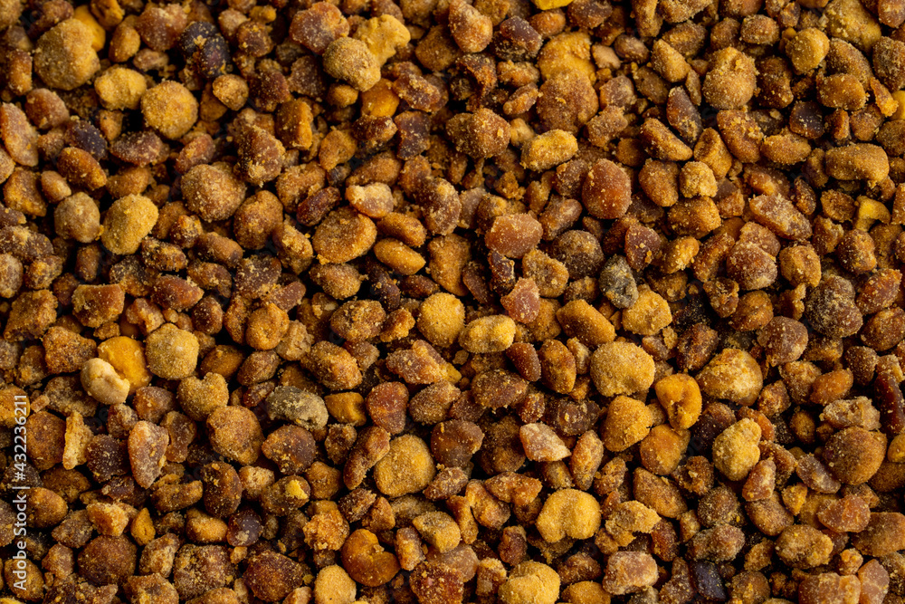 Closeup of bee pollen