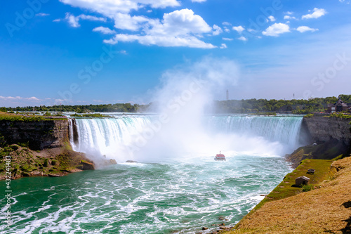 Hosershoe Falls at Niagara Falls  Ontario  Canada