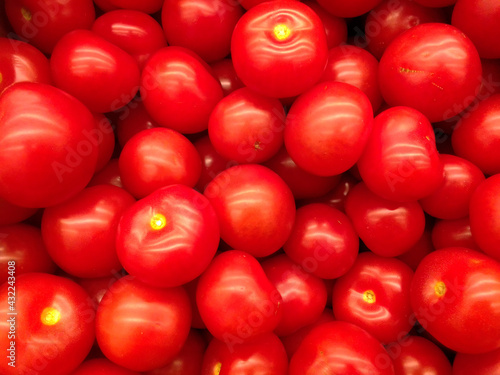 background of tomatoes. High quality photo
