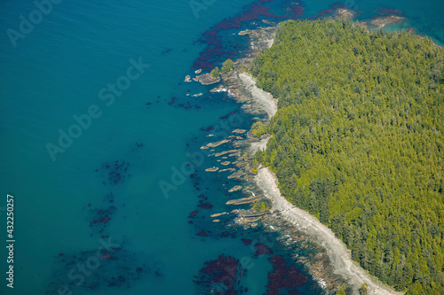 Stock Aerial Photo of North West Coast Vancouver Island British Columbia, Canada © Overflightstock