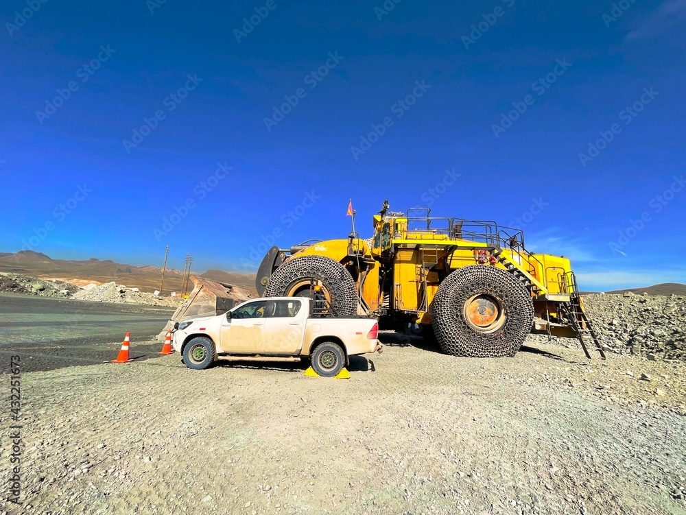 Obraz premium dump truck