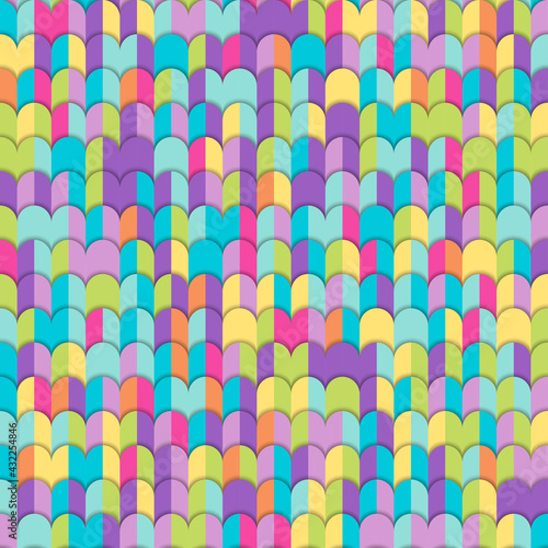 Wallpaper Mural Abstract Colorful Seamless Geometric Pattern Background Torontodigital.ca
