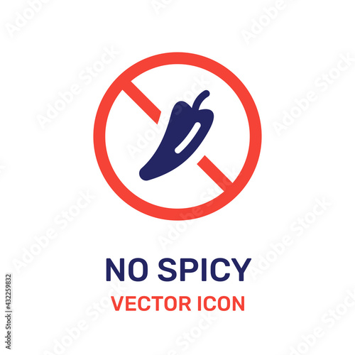 No spicy chilli icon