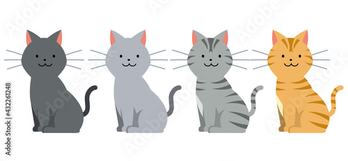 猫のイラスト素材