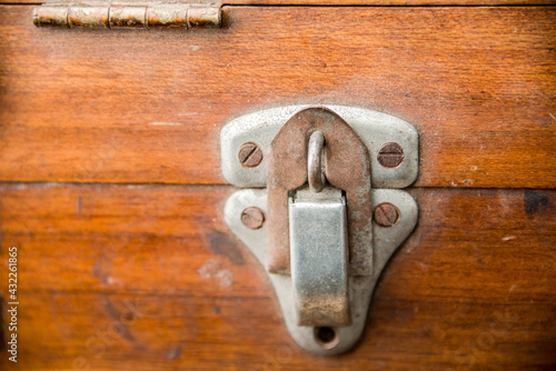 old rusty lock