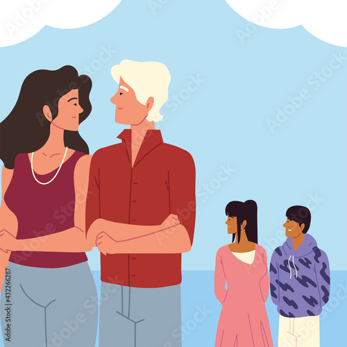 youth couples character