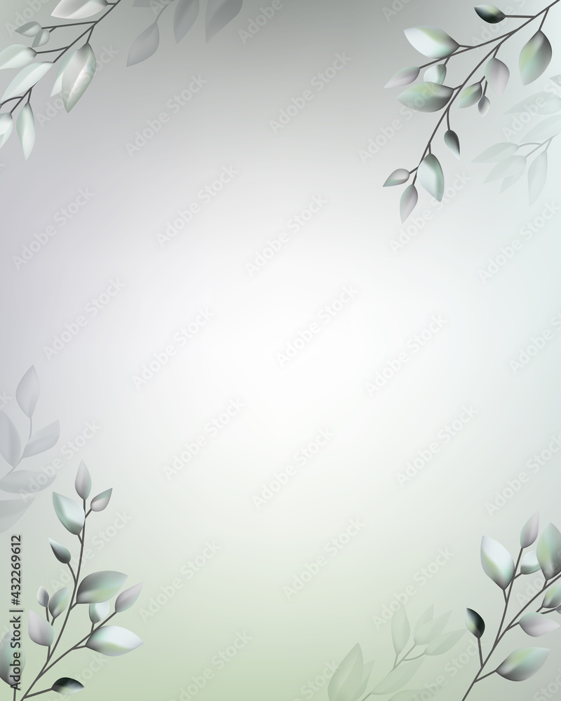 beautiful flora decoration with copy space
