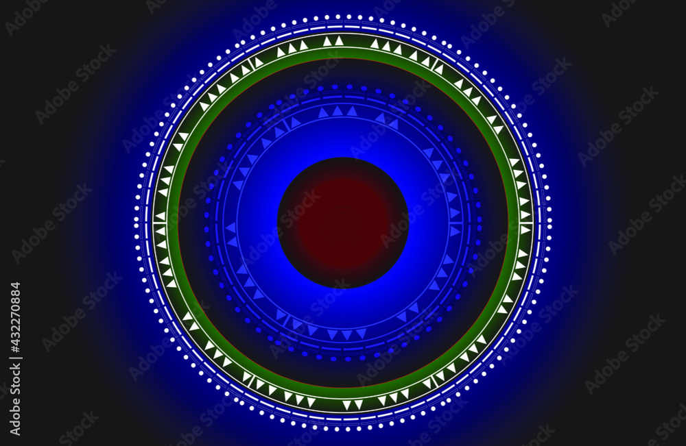 abstract background with circles abstract background with circles