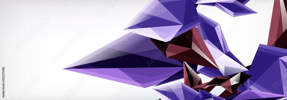 Vector 3d triangles and pyramids abstract background for business or technology presentations, internet posters or web brochure covers Vector 3d triangles and pyramids abstract background for business or technology presentations, internet posters or web brochure covers