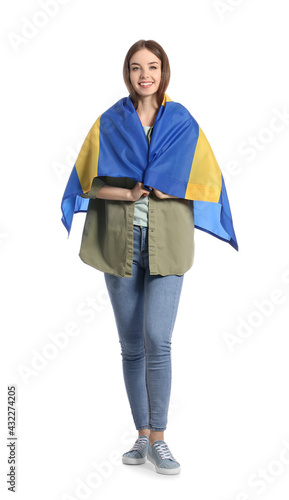 Beautiful young woman with ...