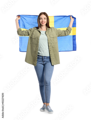 Beautiful young woman with ...