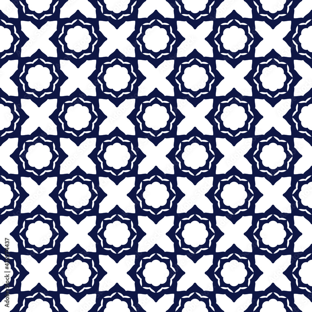 seamless pattern from Moroccan tiles style, ornaments. Can be used for wallpaper, pattern fills, web page background,surface textures.