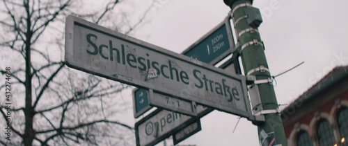 street sign in the Berlin