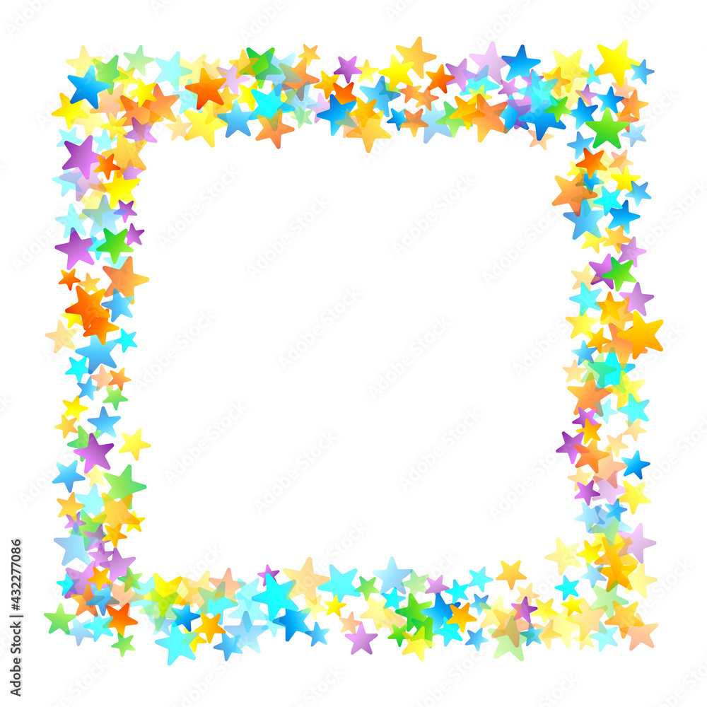 Rainbow Festive Confetti. Carnival Star Falling. Rainbow Festive Confetti. Carnival Star Falling.