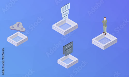 Carnal knowledge concept on abstract design